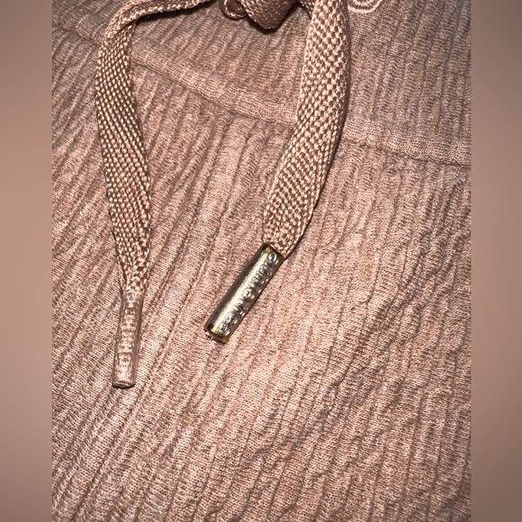 Lululemon Retreat Yourself Crop Heathered Soft Sand Textured Wide-Leg Pants 12 - Picture 10 of 10